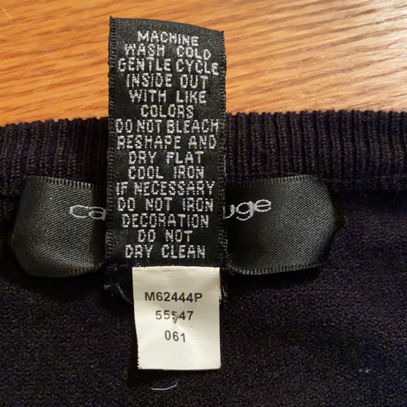 Cable & Gauge Black Cardigan Embellished With Gold Beads - Picture 6 of 8